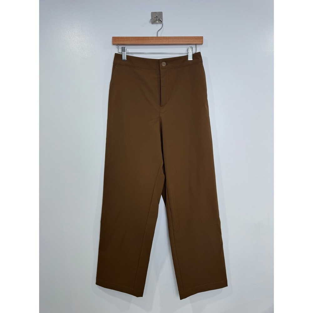 Hikerkind Women Brown Trousers High Rise Straight Leg Outdoor Pants Medium